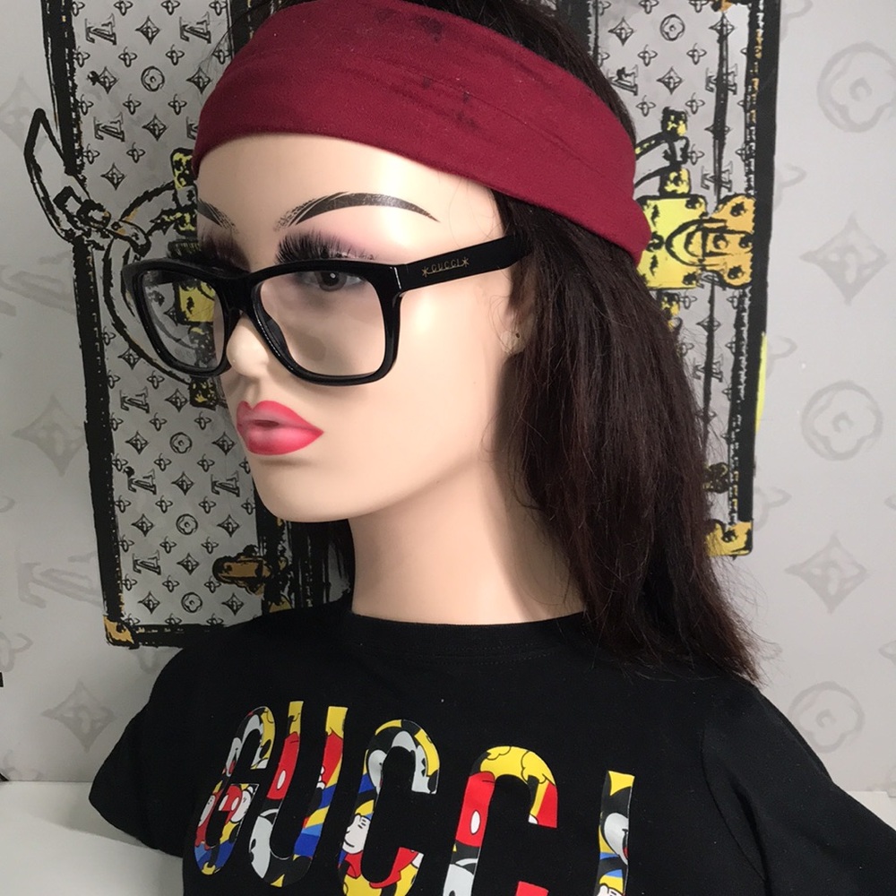 New Authentic Gucci Black Eyeglasses GG1177o 004